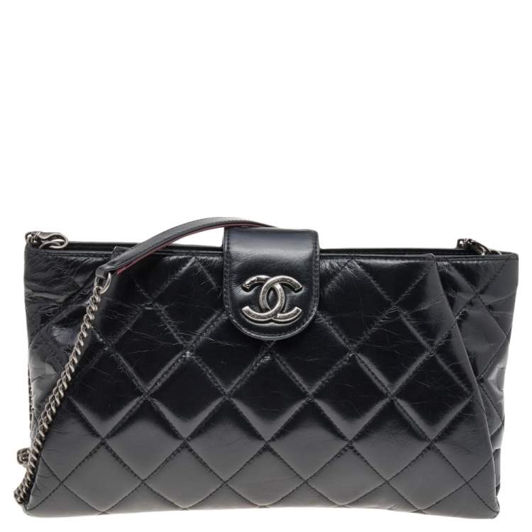Black Quilted Leather Coco Clutch Chanel | TLC