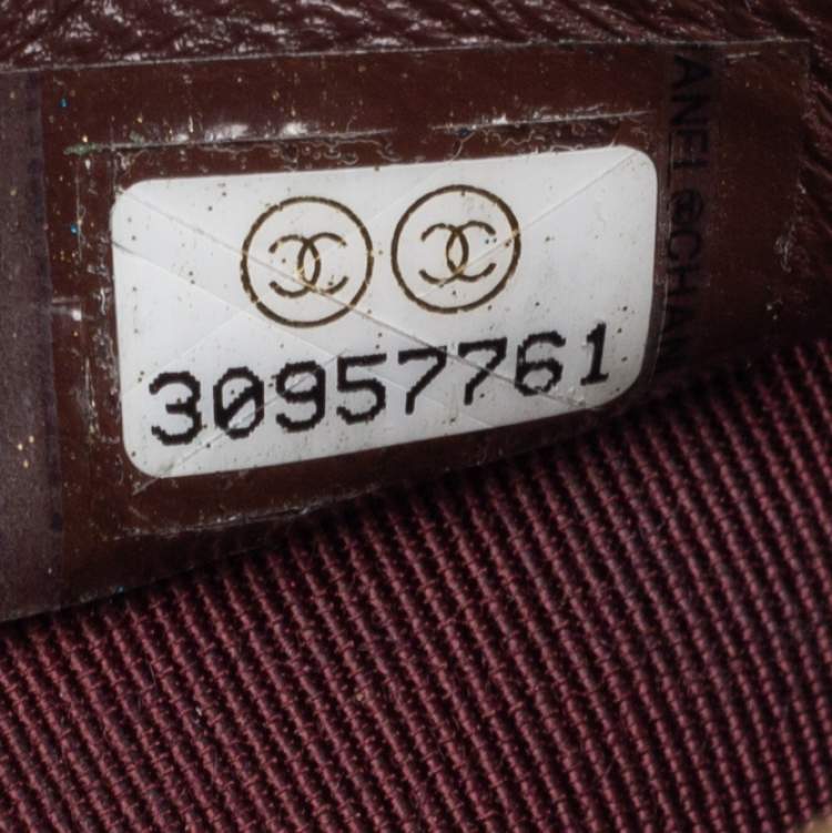 Pre Owned Chanel Black Quilted Leather CC  Round Coin Purse