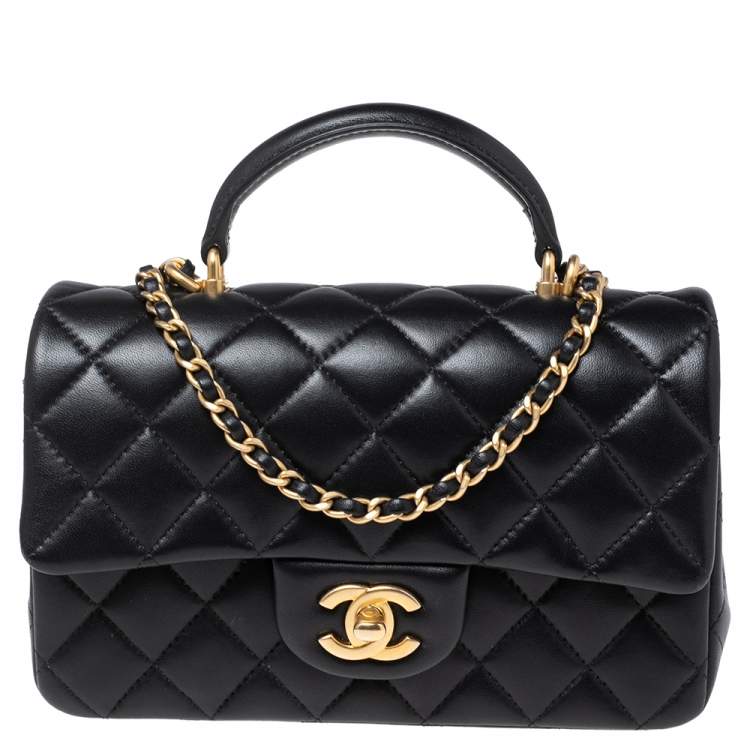 chanel mini rectangular handle