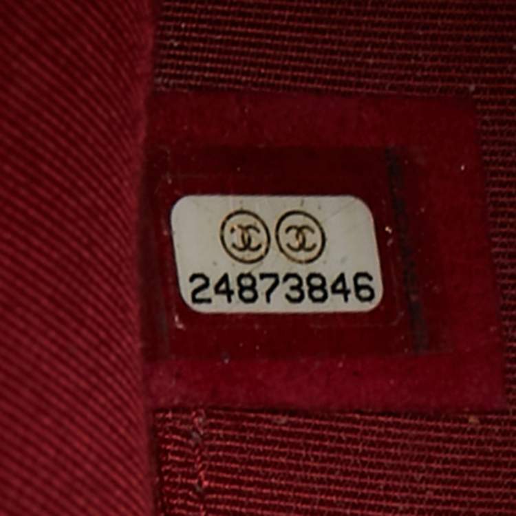 Pre Owned Chanel Gold Quilted Laminated Leather Small Gabrielle Backpack