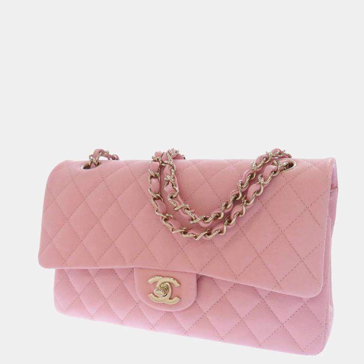 Chanel Pink Caviar Leather Classic Double Flap Shoulder Bag Chanel | TLC