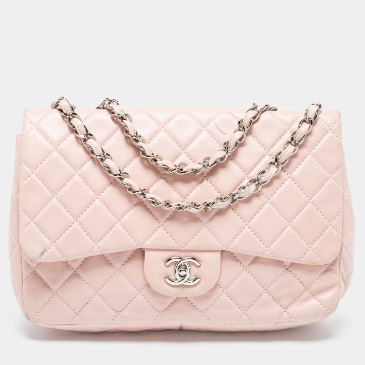 Chanel Pink Quilted Leather Jumbo Classic Single Flap Bag Chanel | The  Luxury Closet