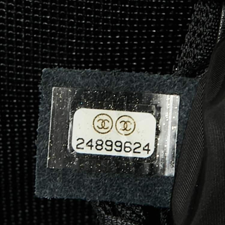 Pre Owned Chanel Black Quilted Leather Coco Case Trolley