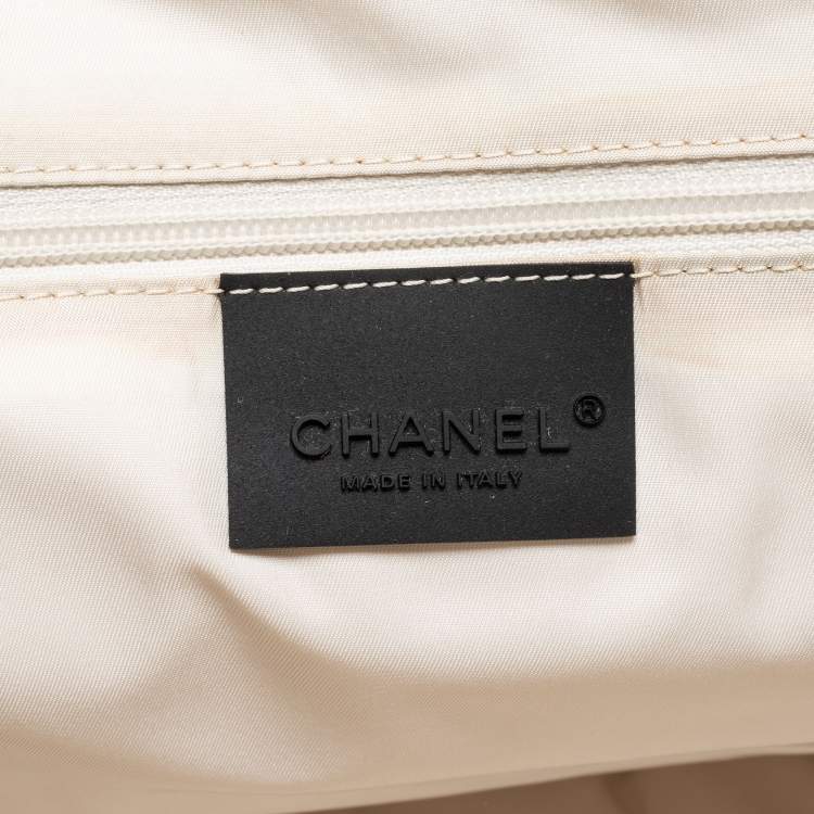 Pre Owned Chanel Black Nylon CC Sport Ligne Duffle Bag
