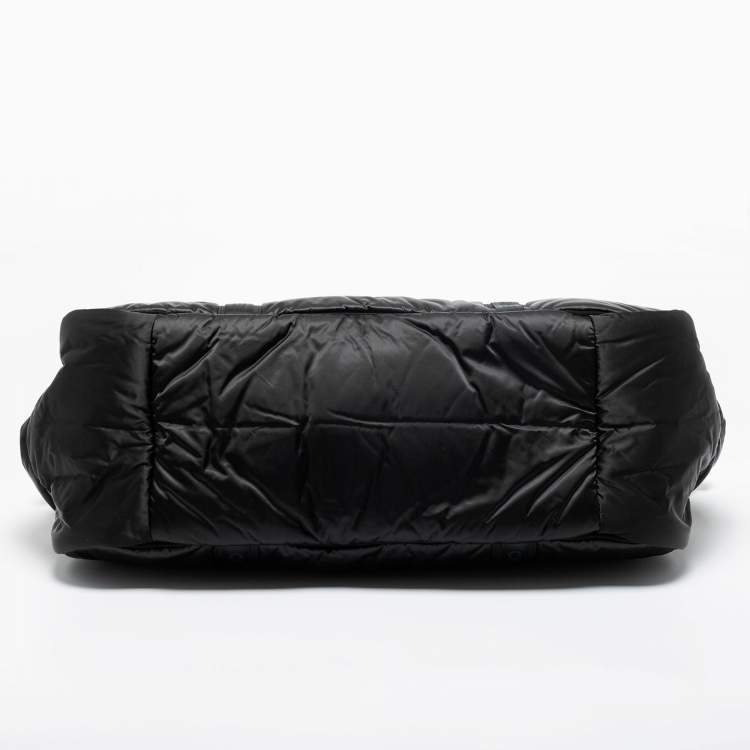 Pre Owned Chanel Black Nylon CC Sport Ligne Duffle Bag