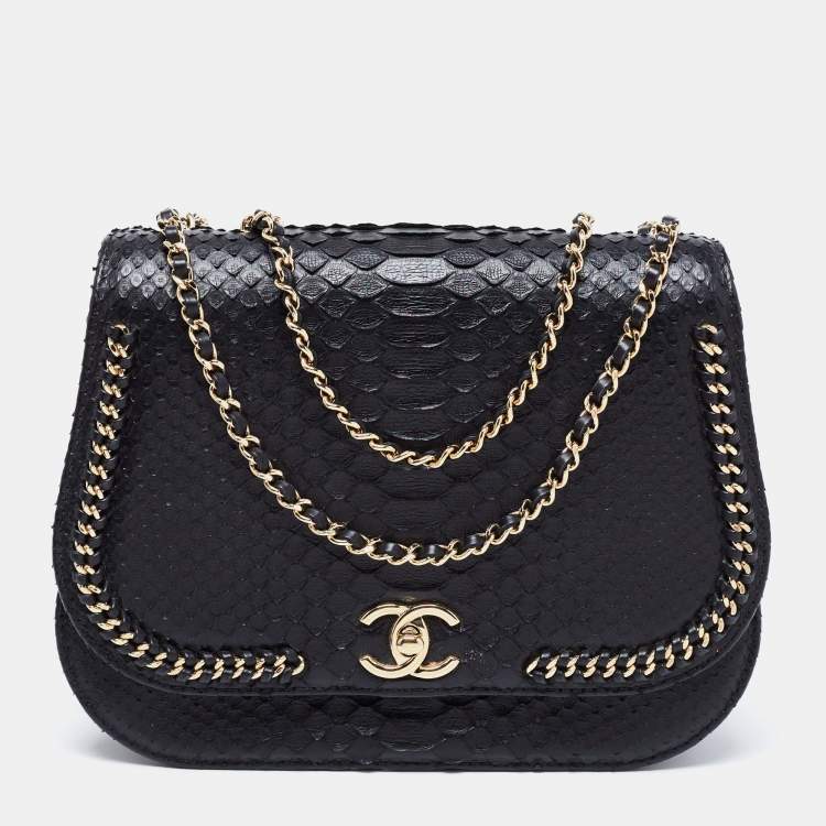 CHANEL Braided Chic Flap Bag Black - MyLovelyBoutique