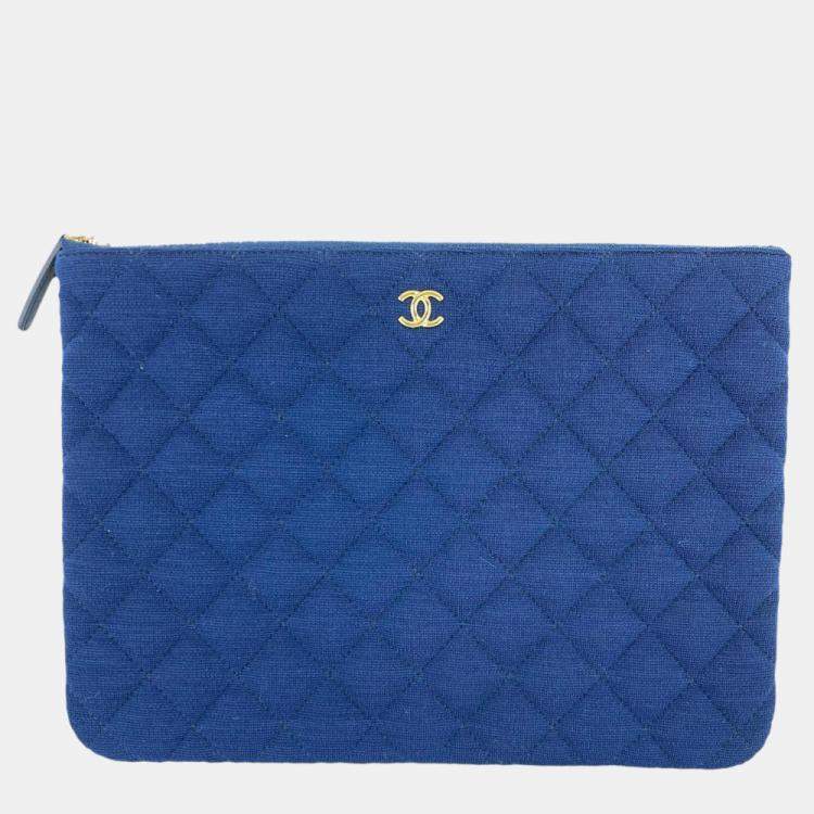 Chanel 2025 canvas clutch