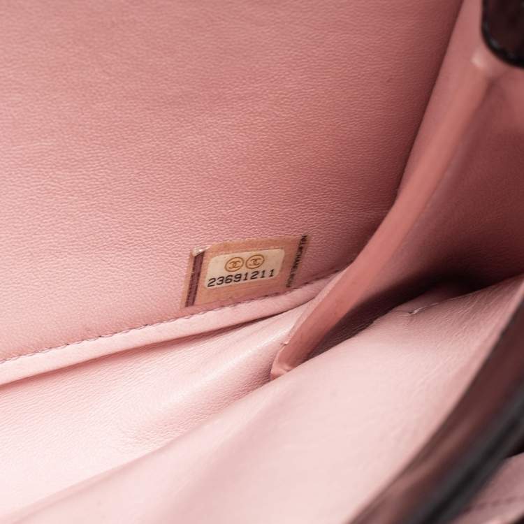 Pre Owned Chanel Black Quilted Leather Small  Straight Line Bag