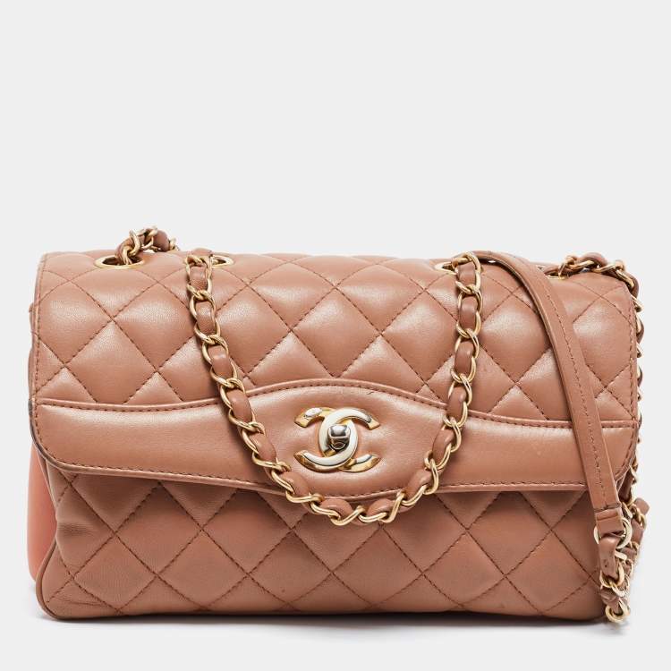 Shoulder Bags Chanel Clutch Bag Selfridges Chanel 21p Peach Chanel
