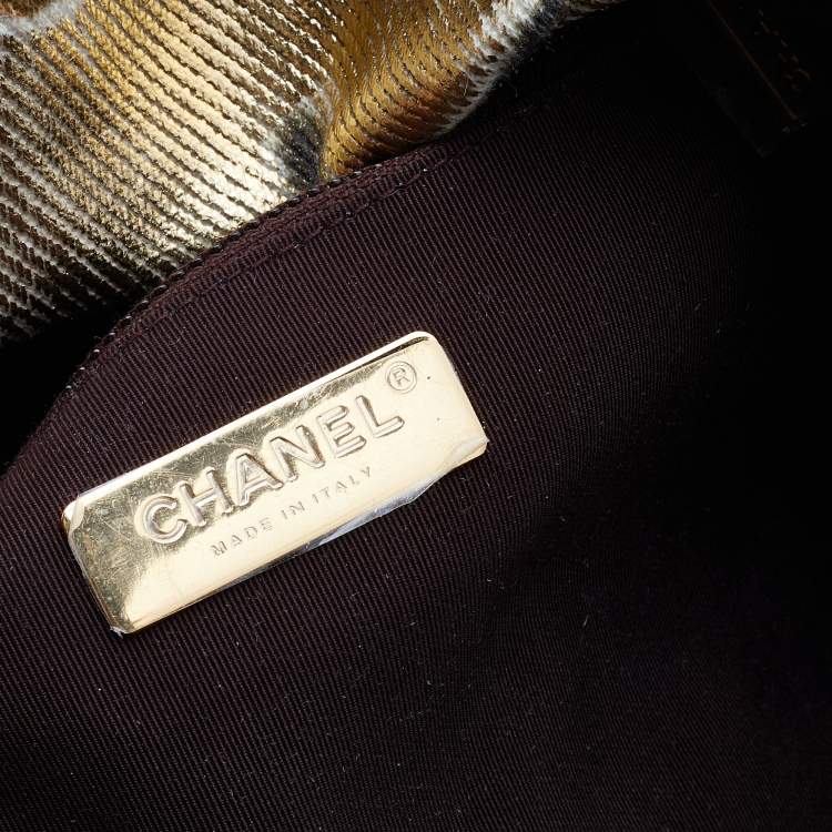 Pre Owned Chanel Multicolor Printed Canvas New York Street Spirit Backpack