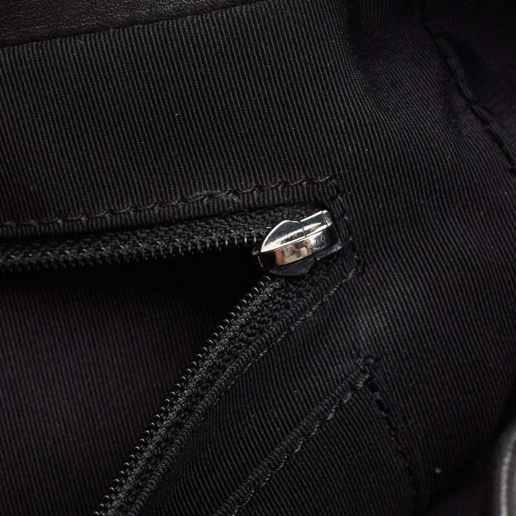 Pre Owned Chanel Black Quilted Leather Large Urban Spirit Backpack 