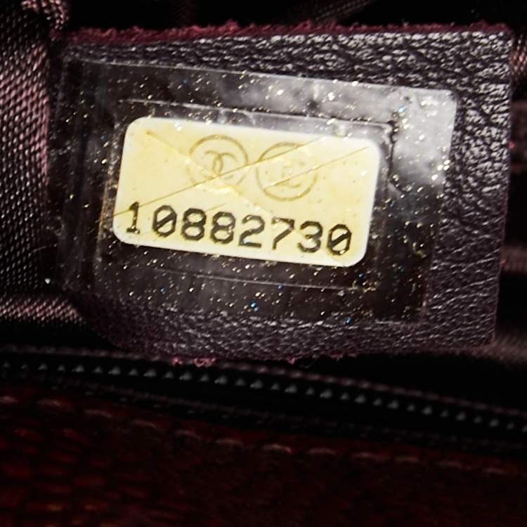 Pre Owned Chanel Burgundy Ombré Quilted Patent Leather 2.55 Reissue Bag