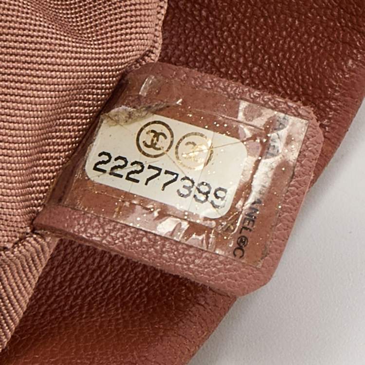 Pre Owned Chanel Rust Brown Quilted Leather Large Urban Spirit Backpack