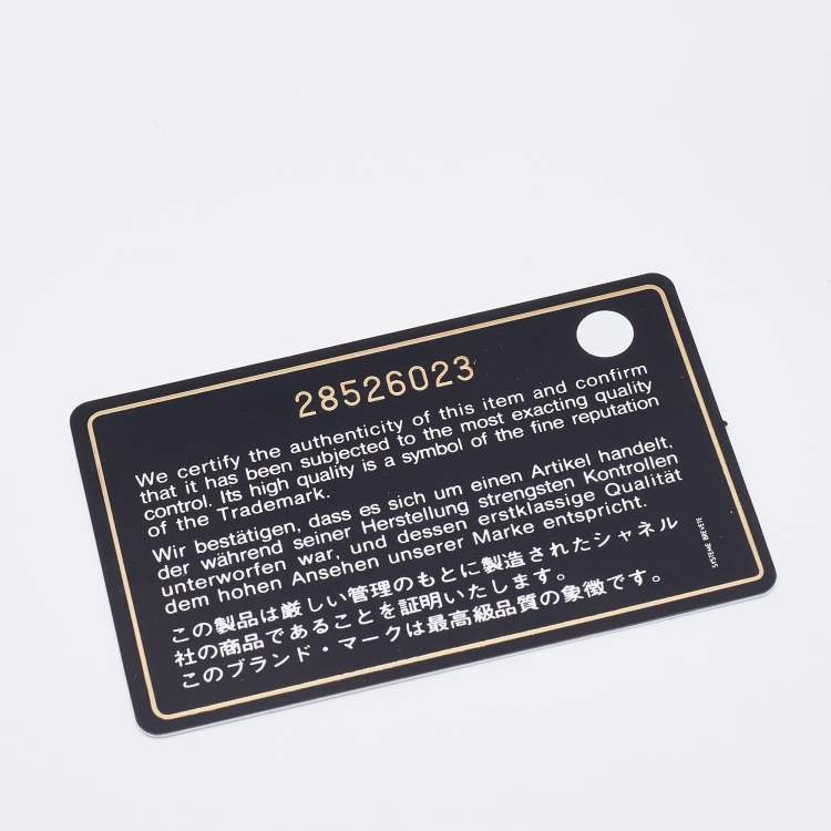 Pre Owned Chanel Grey Quilted Caviar Leather Boy Wallet On Chain