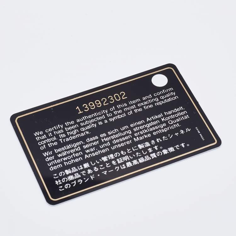 مملوكة مسبقًا Chanel Black Quilted Leather Classic CC Trifold Wallet