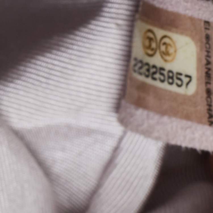 Pre Owned Chanel Light Purple Quilted Patent Leather Medium Boy Bag