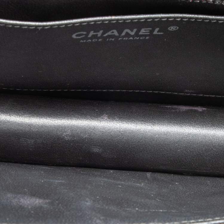 Pre Owned Chanel Silver/Multicolor Glitter Reissue Chain Shoulder Bag
