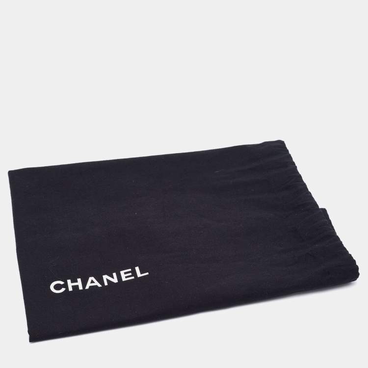 Pre Owned Chanel Black Quilted Leather CC Chain Link 19 Flap Bag