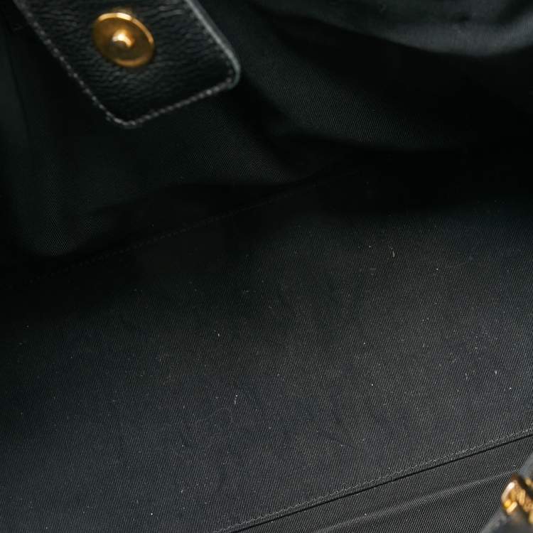 Pre Owned Chanel Black Caviar Leather Cerf Shopper Tote