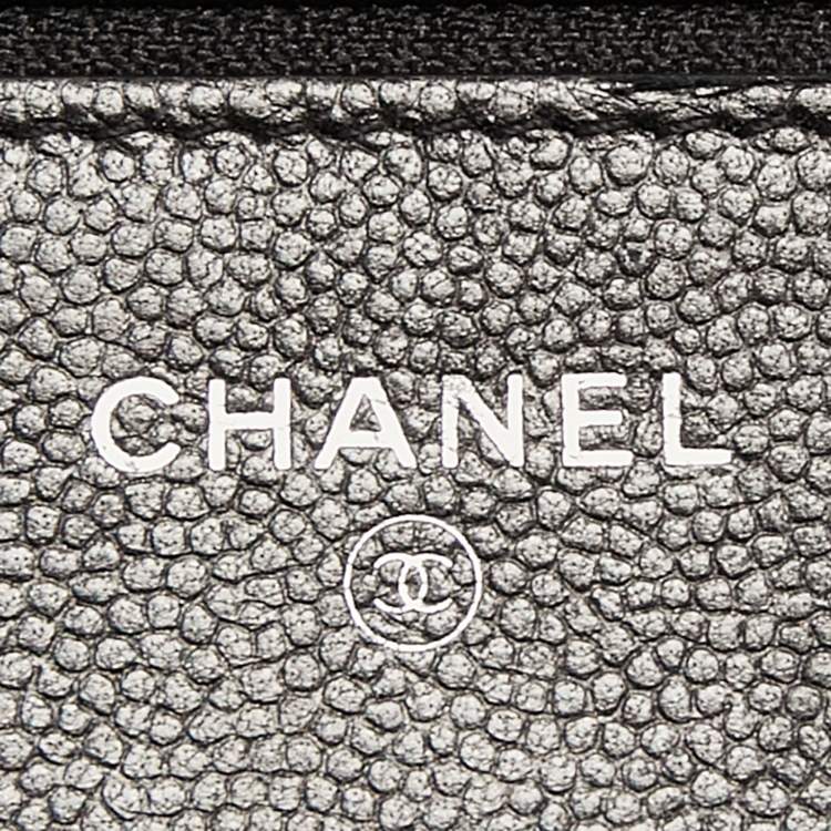 Pre Owned Chanel Black Quilted Leather Boy WOC Bag