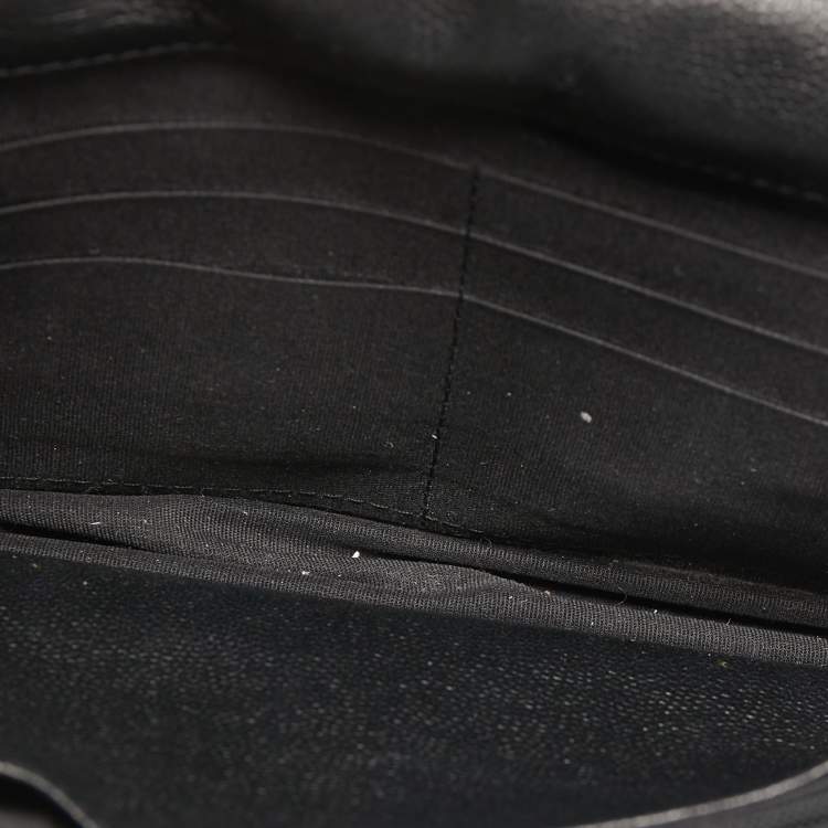 Pre Owned Chanel Black Quilted Leather Boy WOC Bag