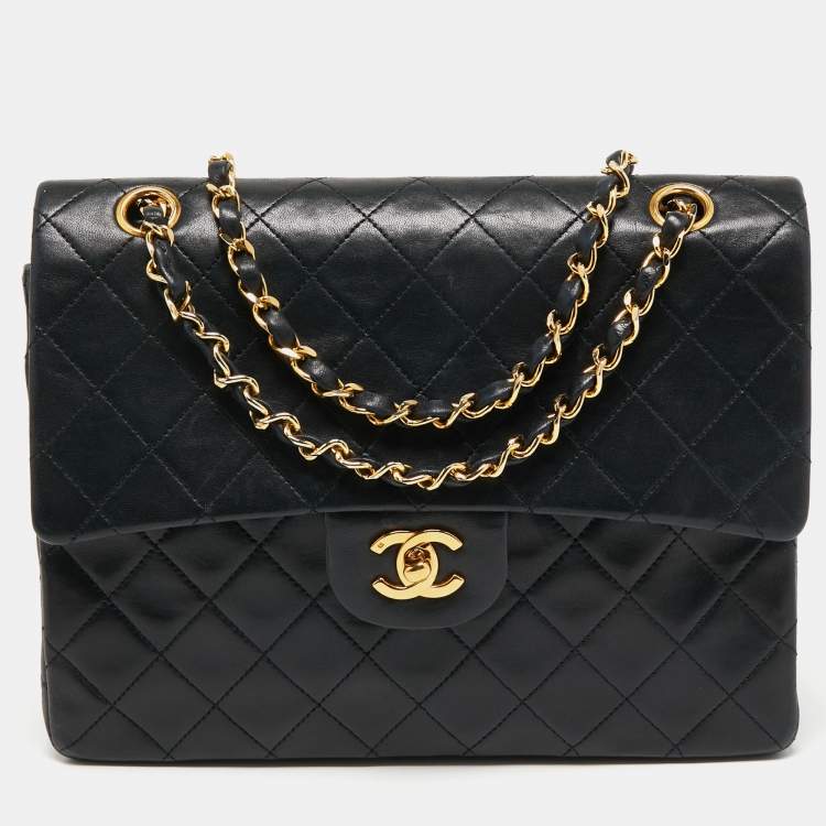 Chanel Black Quilted Leather Classic Double Flap Bag Chanel | The ...