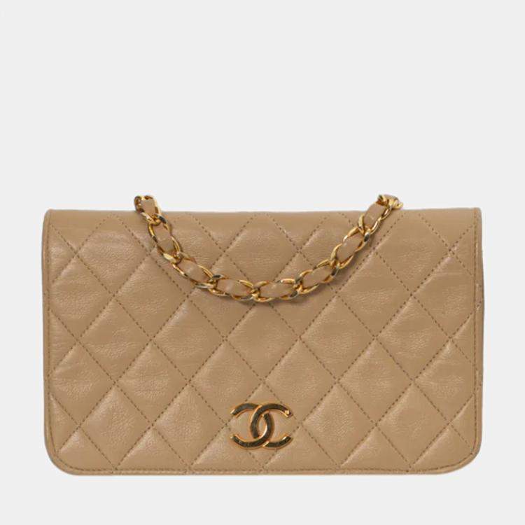Chanel Pre-Loved Classic flap bag for Women - White in UAE