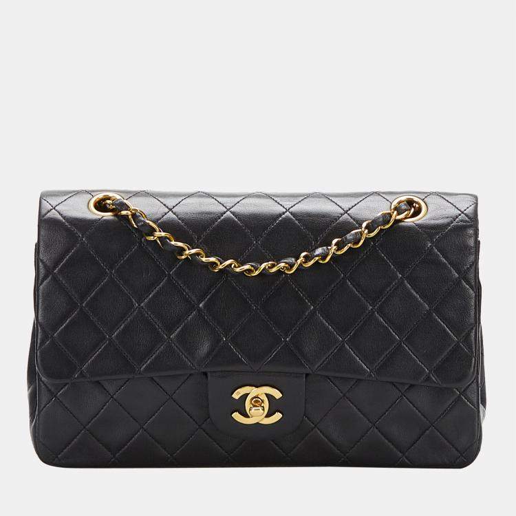 Chanel Black Medium Classic Lambskin Double Flap Chanel | TLC