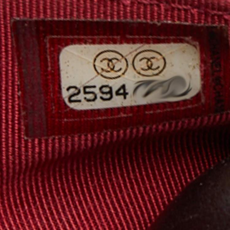 Pre Owned Chanel Black Quilted Leather CC Gabrielle Wallet On Chain