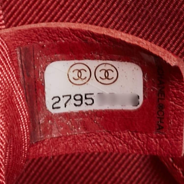 Pre Owned Chanel Orange Quilted Leather Envelope Flap Waist Bag