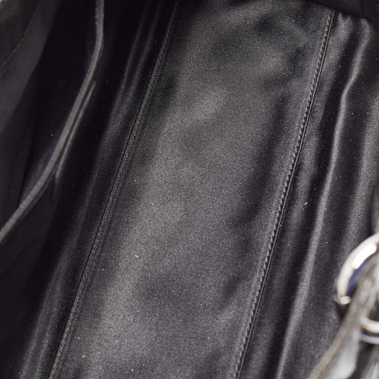 Pre Owned Chanel Dark Grey Caviar Patent Leather 2.55 Reissue Bag