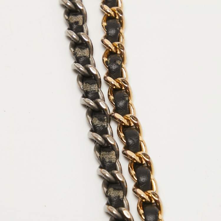 Pre Owned Chanel Black Quilted Aged Leather Medium Gabrielle Hobo