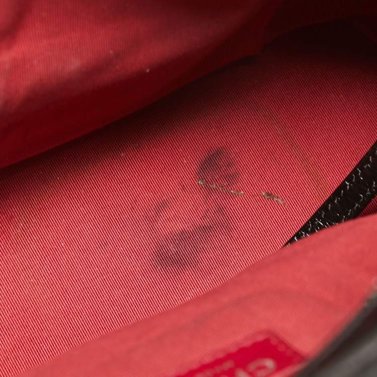 Pre Owned Chanel Black Quilted Aged Leather Medium Gabrielle Hobo