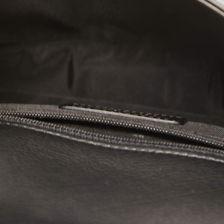 Pre Owned Chanel Black Quilted Leather CC Waist Bag