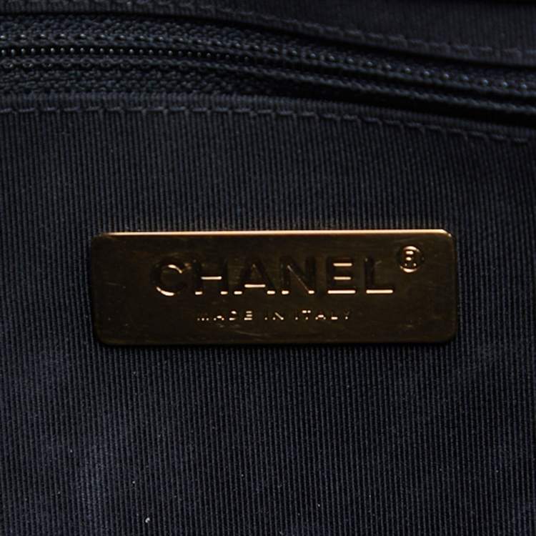 Pre Owned Chanel Black Quilted Leather Flap Chain Top Handle Bag