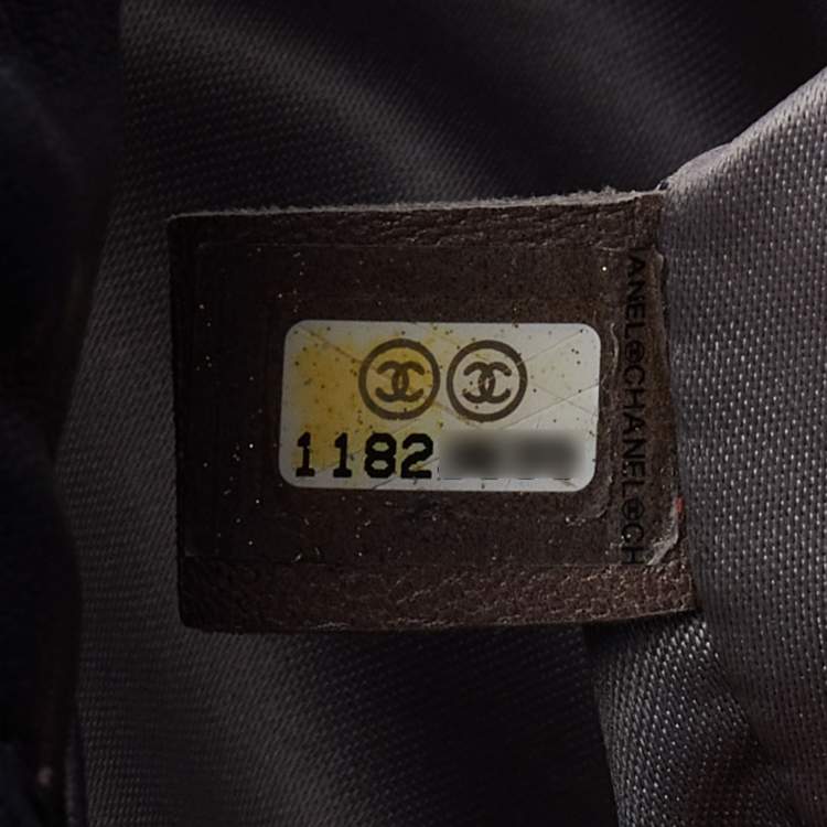 Pre Owned Chanel Black Leather and Patent Leather Large Brooklyn Patchwork Cabas Tote 