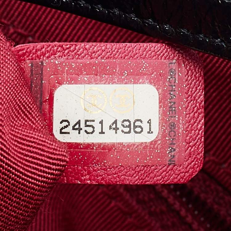 Pre Owned Chanel Black Quilted Wool and Leather Medium Coco Gabrielle Hobo