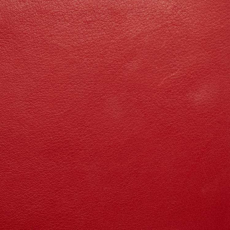 Pre Owned Chanel Red Quilted Leather New Medium Boy Shoulder Bag