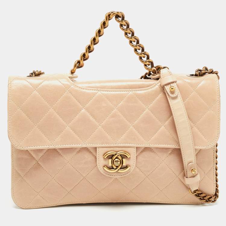 Chanel Beige Quilted Leather Large Perfect Edge Flap Bag Chanel | The  Luxury Closet