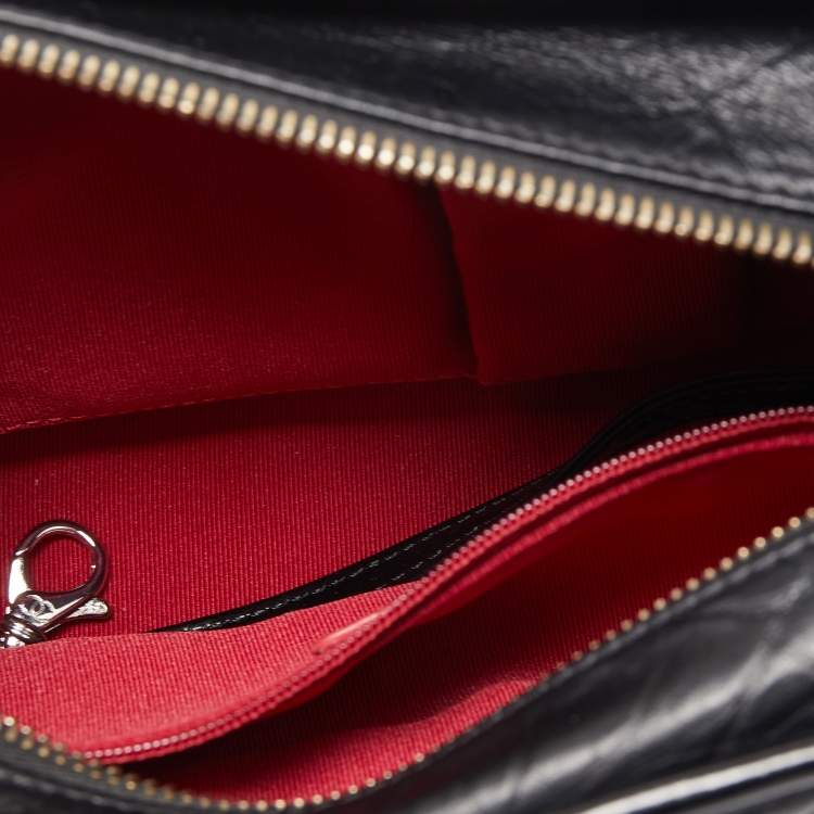 مملوكة مسبقًا Chanel Black Quilted Leather Small Gabrielle Hobo