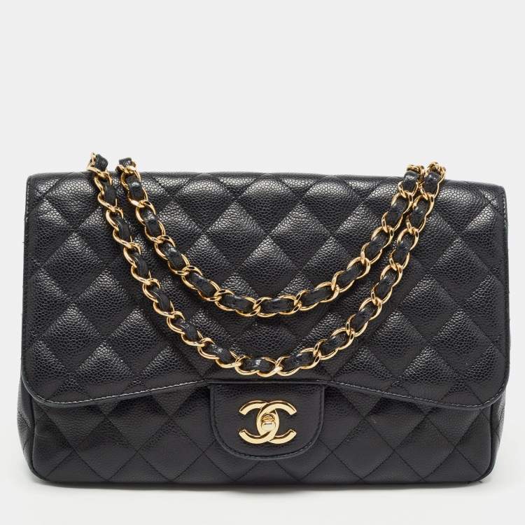 Chanel Black Triple CC Tote Caviar – The Refind Closet