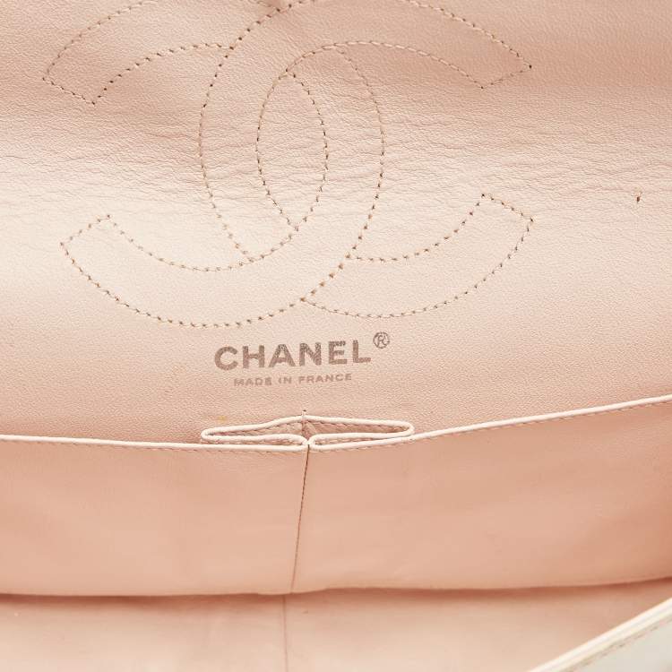 Pre Owned Chanel Pink Ombre Quilted Leather Reissue 2.55 Classic 226 Flap Bag