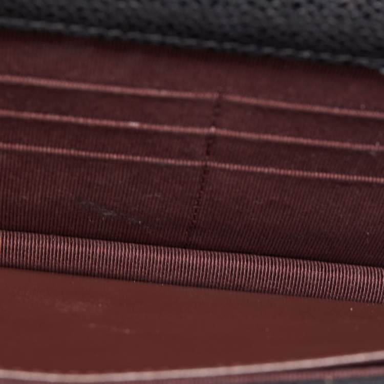 Pre Owned Chanel Black Quilted Caviar Leather WOC Bag