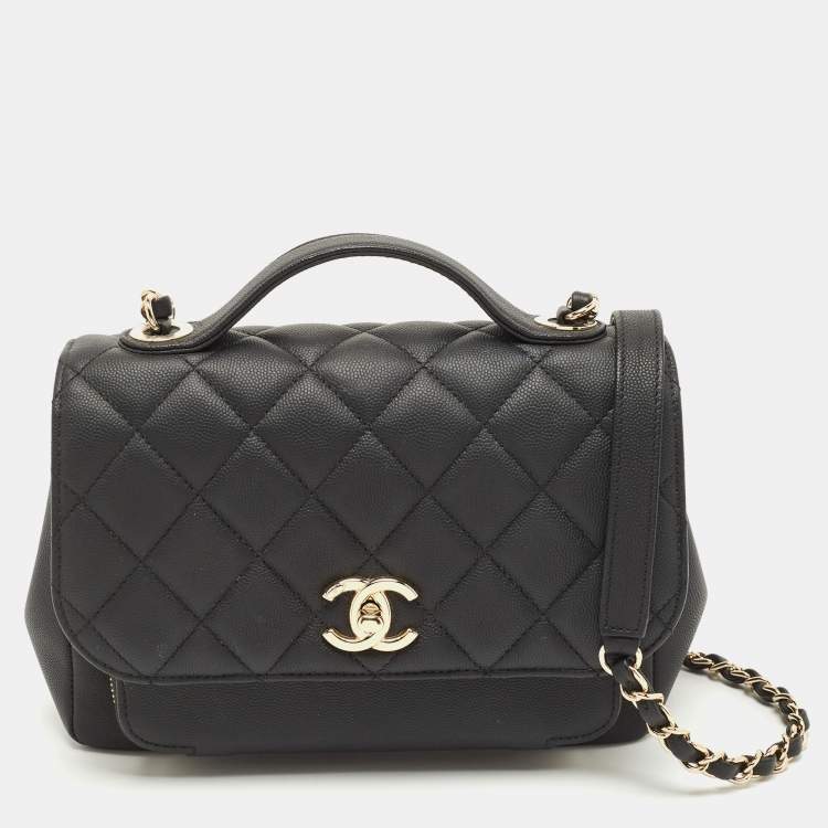 Chanel Black Caviar Leather Small Business Affinity Flap Bag Chanel | The  Luxury Closet