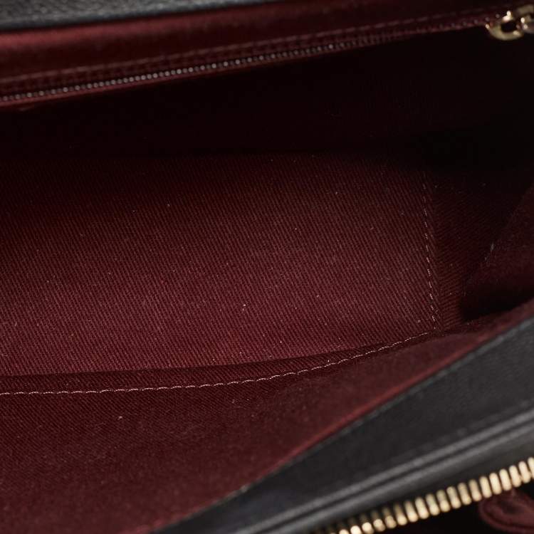 Pre Owned Chanel Black Caviar Leather Small Business Affinity Flap Bag