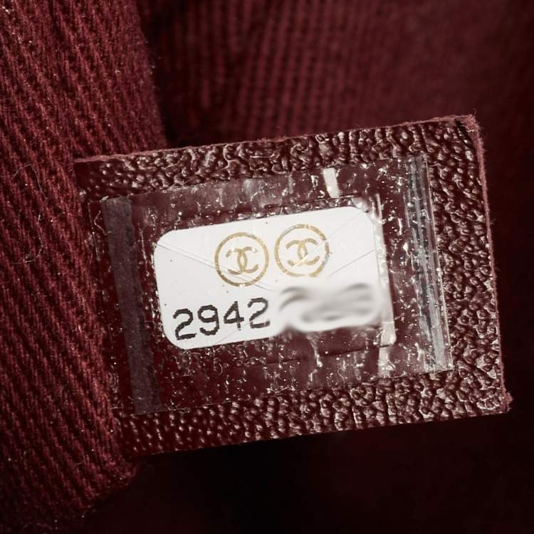 Pre Owned Chanel Black Caviar Leather Small Business Affinity Flap Bag