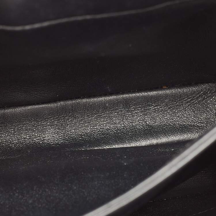 Pre Owned Chanel Black Quilted Leather Small Trendy CC Flap Top Handle Bag