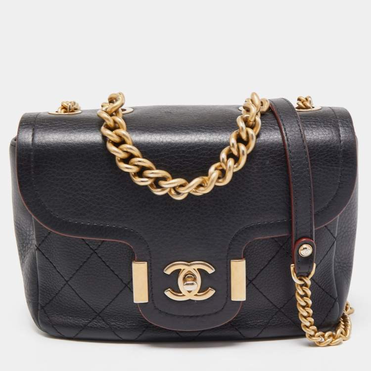 Chanel Black Quilted Leather Archi Chic Flap Bag Chanel | The Luxury Closet