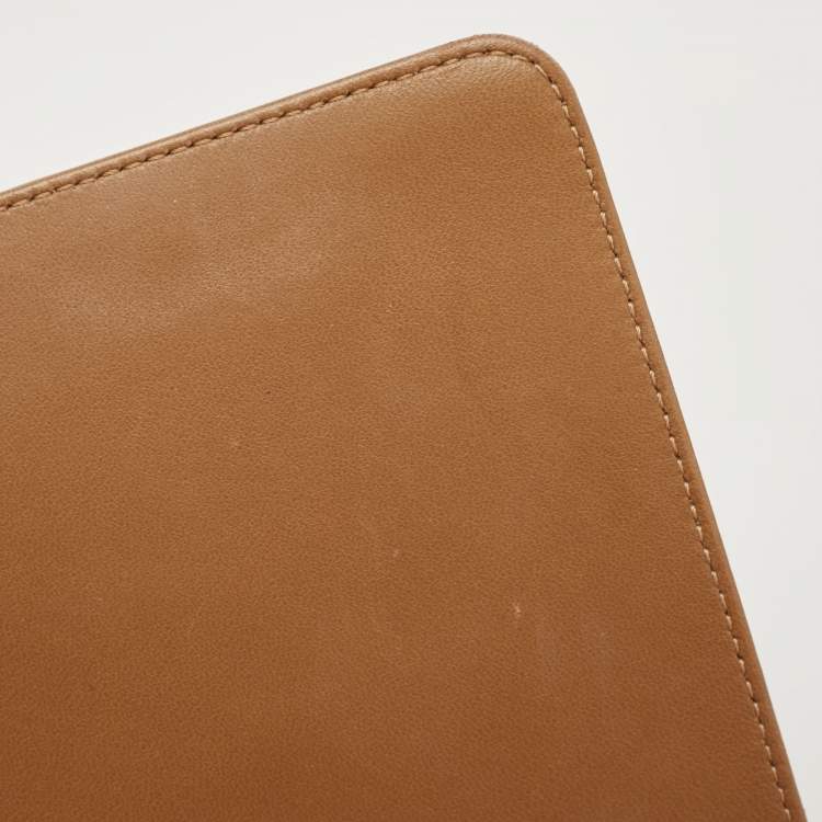 Pre Owned Chanel Beige Quilted Leather Large Boy Flap Bag