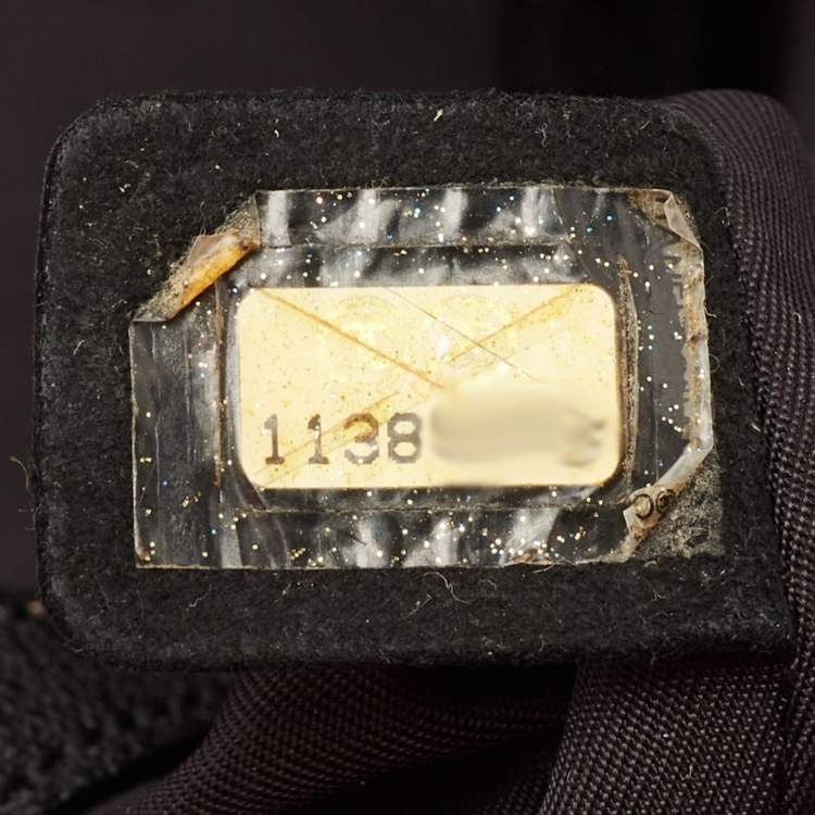 Pre Owned Chanel Black Quilted Coated and Canvas Paris Biarritz Grand Shopper Tote